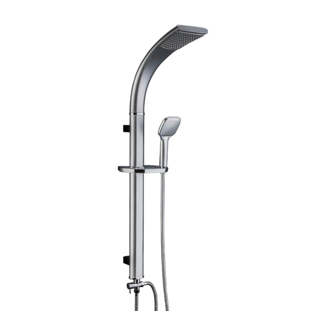 NGDFGR Shower Thermostatic, Shower Faucet Set 12 Ines Shower Combo Set Wall Mounted Rain Mixer Combo Set With Tub Spout, Rain Shower Head, Handheld Shower Head, Brass Valve Body,Cromo-A