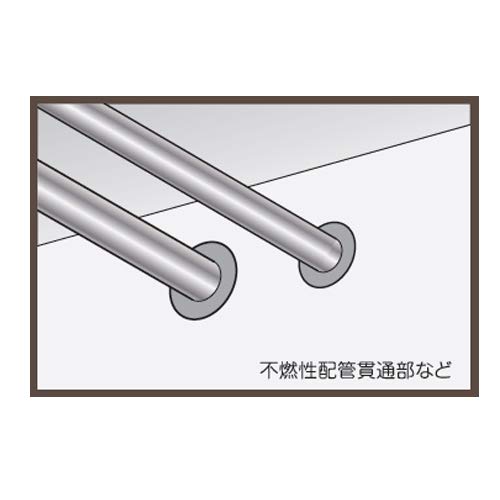 Amazon.co.jp: 因幡電工(INABA DENKO) 耐火パテ KF-P 硬化型不燃タイプ