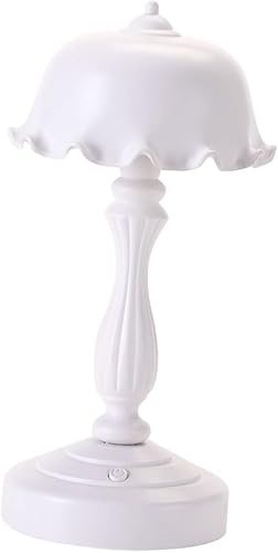 DOITOOL Lámpara de mesa para escritorio, luz de lectura moderna de noche, lámpara de dormitorio, lámpara de dormitorio para estudiantes, luz cálida