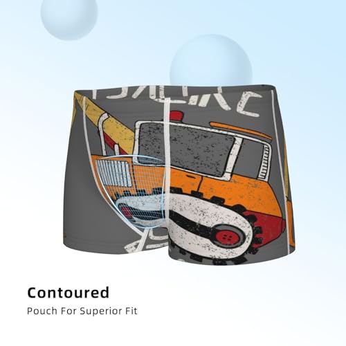 Boys' Cotton Boxer Brief Soft Underwear-I Like Big Digger4