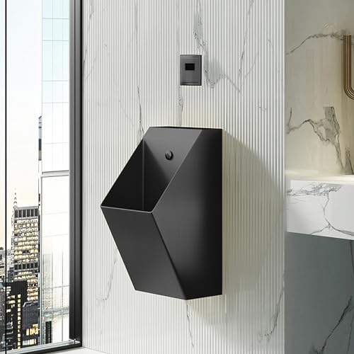 OTQEFTN Urinals for Men Spill Proof, Bar Urinals, Stainless Steel Urinals, Urinals for Men Spill Proof Nighttime, Garage Urinal, Urinals for Men Bathroom, Outdoor Toilet