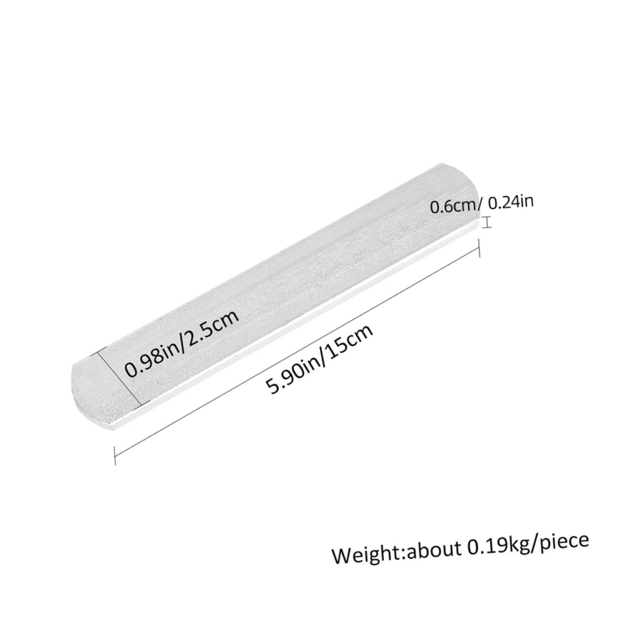 GALPADA 8pcs Weighted Steel Plate for Running Workout Body Building Weight Kit Fitness Equipment Steel Plate Weight