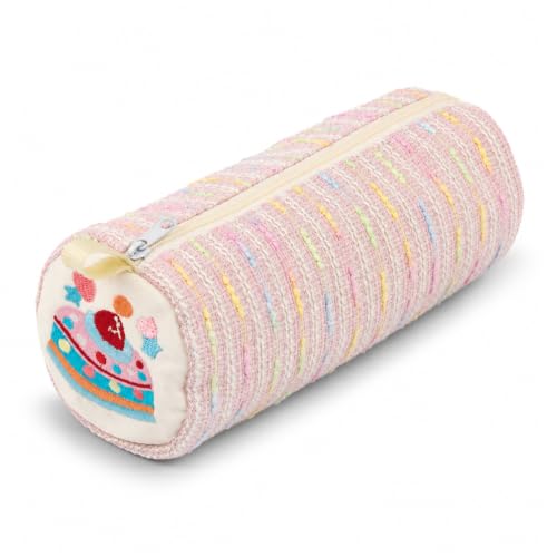 Image of Pink Strawberry Cake Pencil Pouch for School Girls, Large Capacity Cute Pencil Case, Stationery Organizer | Spacious Storage | Lightweight | Multi-Use | Aesthetic | College Ready