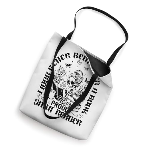 Bolso tipo tote con diseño 'I look Better Bent Over A Book' para amantes de novelas románticas miniatura 2