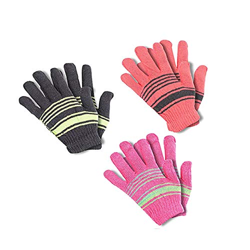 Image of Devil Boy's & Girl's Winter WarmWool Soft Hand Magic Gloves (multicolour,4-8 Years) (pack of 03)