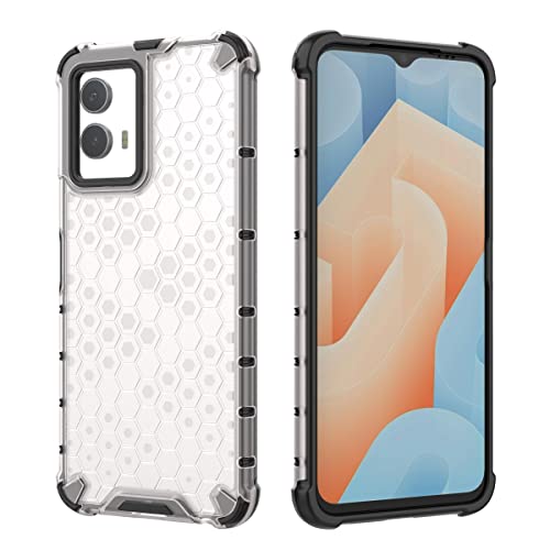 Image of Glasgow Back Case Cover Compatible with IQOO Z6 5G / Vivo Y75 5G / T1 5G (Stylish Design) - Transparent