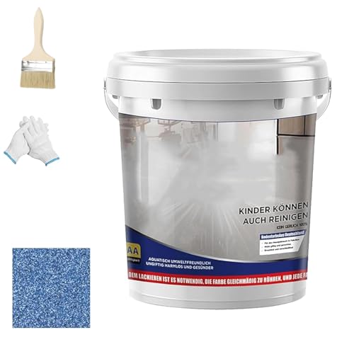 Vansen Floor Paint, Vansen Epoxy Floor Paint, Epoxy Colored Sand FloorPaint, Wear-Resistant Anti-Slip Self-Leveling Epoxy Floors Painst, for Both Indoorand Outdoor (F, 0.5KG)