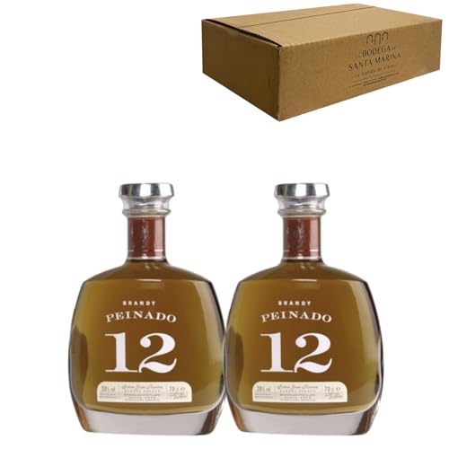 Brandy Peinado Solera 12 años - sabor elegante y sofisticado para momentos especiales Pack 2-70cl