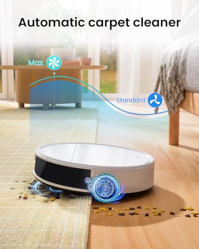 Image of OKP K5 Ultra Robot Vacuum and Mop Combo,2.9 inch Small Robot Vacuum with ToF LiDAR Navigation,170Min Runtime,PSD Obstacle Avoidance,Automatic Charging,WiFi /App /Alexa Control, for Pet Hair and Home