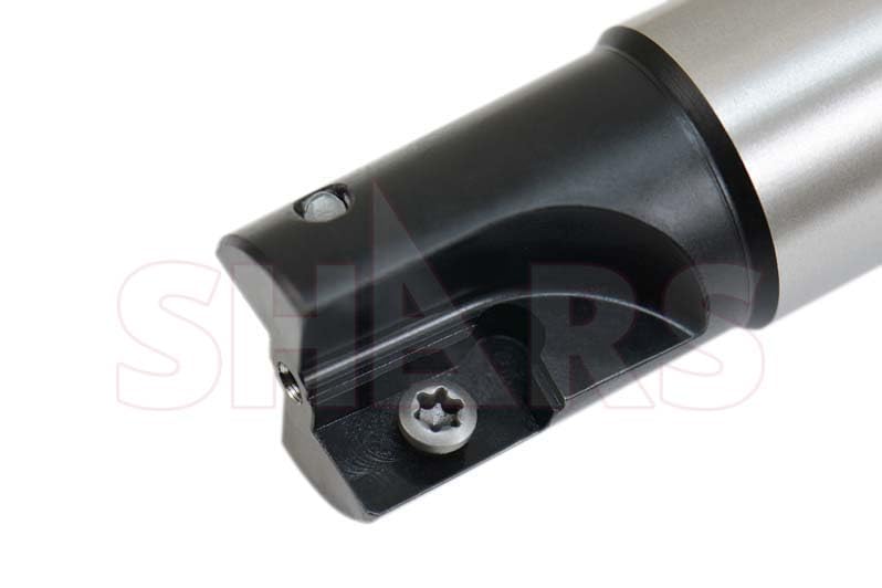 SHARS 1" 90 Degree Square Shoulder Indexable End Mill with 2 PCS of APKT 1604 Insert 404-2864W+404-6541(2) P[