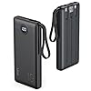 VRURC 10000mAh Power Bank With Built in Cable...