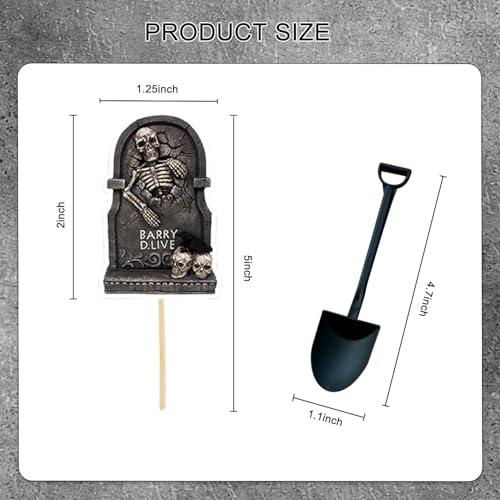 Mucoos MUCOOS-10 48Pcs Halloween Cupcake Toppers thumb #1