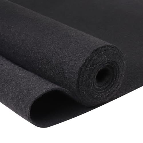 Black Auto Carpet 54x78 Underfelt Carpet Liner Durable and Easy to Install for Speaker Subwoofer Boat Marine Truck Car RV Trunk Floor (Black 54x78)