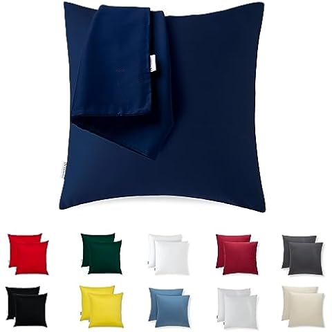 Flowen Housse Coussin 40x40 Microfibre Premium Lot Cover