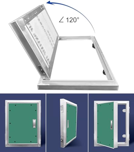 Trampilla e inspección con marco de aluminio y panel de acceso de yeso liso 5