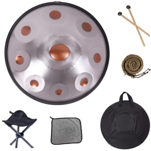 Handpan de hierro 18 pulgadas 9 notas D menor