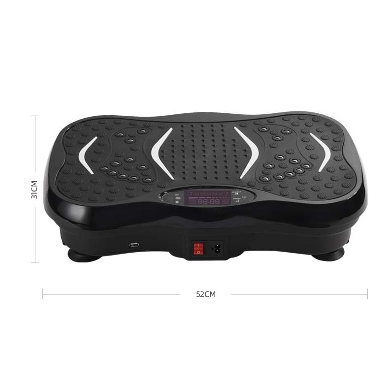Plataforma vibratoria Shake Plate, capacidad de 800 lb para gimnasio en casa, equipo para entrenamiento de fuerza con agarres antideslizantes para elevaciones de piernas y ejercicios para el core miniatura 2