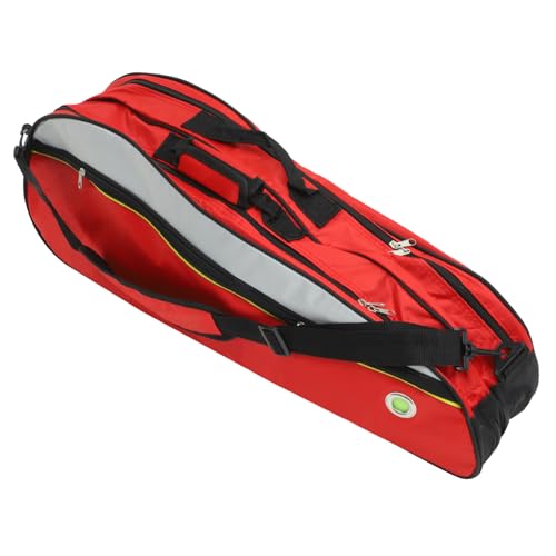 Anneome Large Capacity Badminton Storage Bag Multi Racket Backpack for Rackets Durable and Lightweight Design for Daily Use and Outdoor Sports Comfortable Double Handle