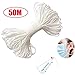 Produktbild 50M elastische Kordel  elastisches Nähen für hochwertige Gesichtsmasken Mas Nähen, Stricken, Bekleidungszubehör, Schuhe und Hüte zum Selbermachen