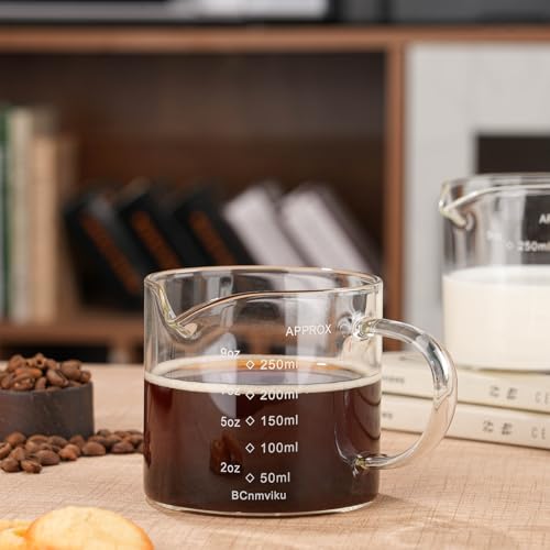 Vaso medidor espresso con asa 250 ml miniatura 4