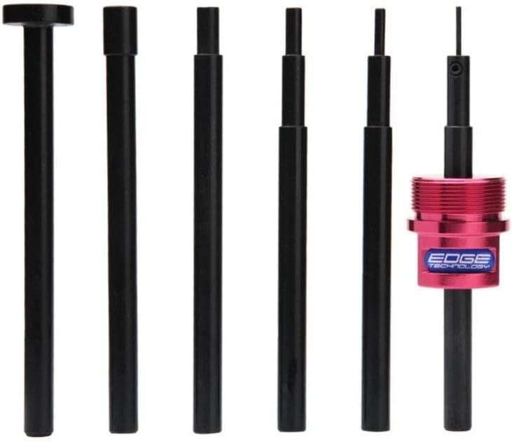 5C Collet Stop for Lathe - Aluminum Body - 6 Hardened Steel Stop Rods - Proprietary Locking System