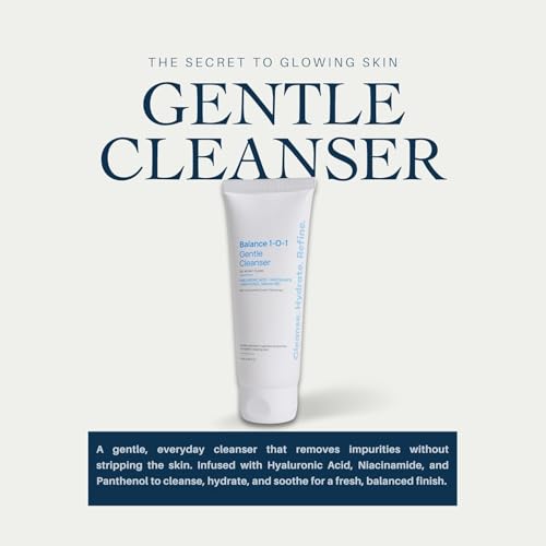 Image of Balance 1-O-1 Gentle Hydrating Face Cleanser with Niacinamide & Hyaluronic Acid | Deep Cleansing Face Wash for Soft & Healthy Skin | 100ml