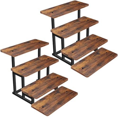 Lily Cupcake Stand for 50 Cupcakes, 2 PACK Wooden Dessert