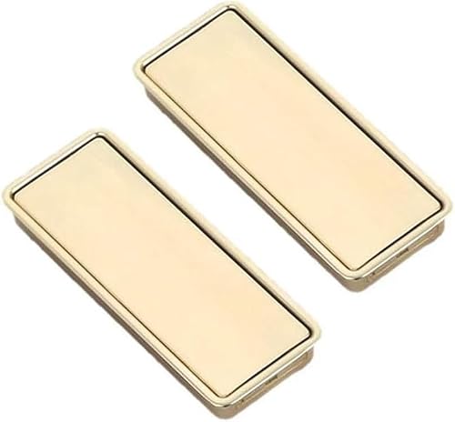 Tnbccxn Gold Cabinet Handles, Concealed Handles, Recessed Finger Pulls,2 Pcs(,Lengths 115Cm)