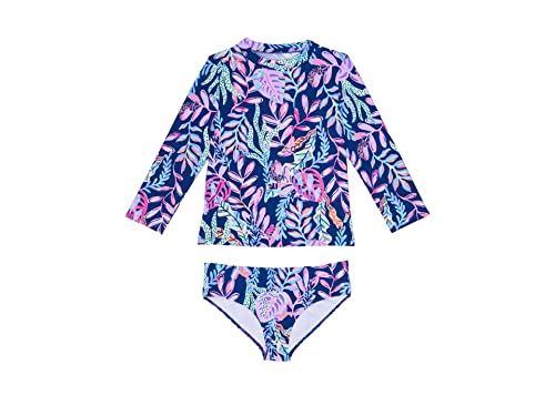 Lilly Pulitzer girls Bobby Rashguard Set Upf 5 (Toddler/Little Kids/Big Kids)