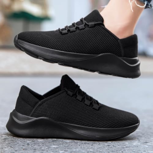 Mens Running Shoes Tennis Slip On Gym Sneakers Walking Shoes Gym Non-Slip Trail Trainers Athletic Jogging Comfortable Road Workout Breathable Fashion 6