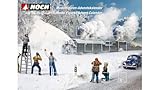 NOCH Figuren-Adventskalender mit 28 Figuren, handkoloriert, für die Spurweite N, ideal zum Verschenken oder als Sammlerstück
