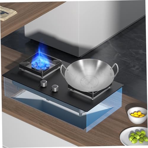 Wok de acero inoxidable Ipetboom con doble asa y fondo redondo miniatura 6