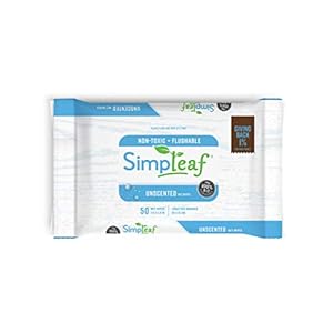 Simpleaf Flushable Wet Wipes | Eco-...