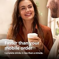 Philips 3200 Series Fully Automatic Espresso Machine, LatteGo Milk Frother, 5 Coffee Varieties, Intuitive Touch Display, 100% Ceramic Grinder, AquaClean Filter, My Coffee Choice, Black (EP3241/54) — image 8