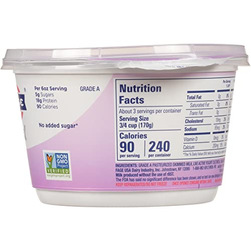 Fage Total Greek Yogurt, 0% Nonfat, Plain, 16 Oz #TOP1
