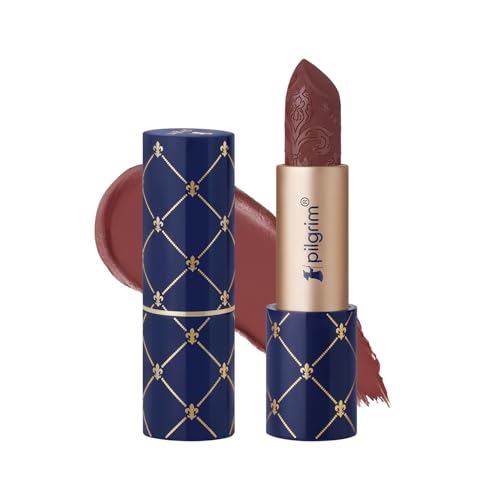 Image of Pilgrim Oh So Creme! Bullet Lipstick | Silky-Matte Finish | Highly Pigmented and Long Lasting | Enriched with Exotic French Grape Seed Oil | (Chic Coco-23)