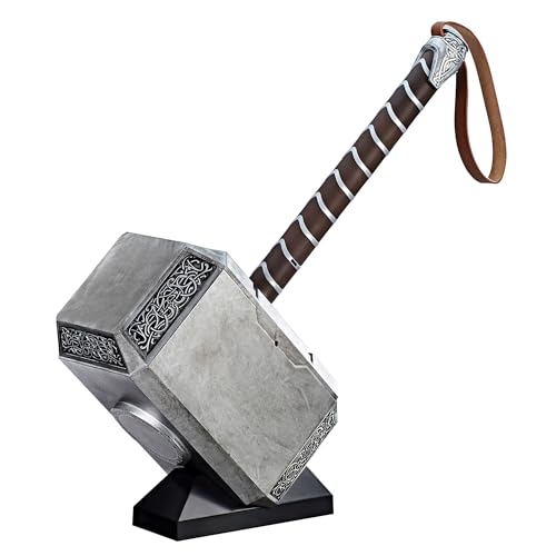 Marvel Avengers Legends Series Mjolnir, martelo eletrónico, cinzento