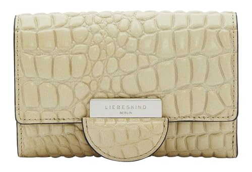 Liebeskind Berlin Damen Pam Croco Laura - Portemonnee Purse L, Warm Beige,...