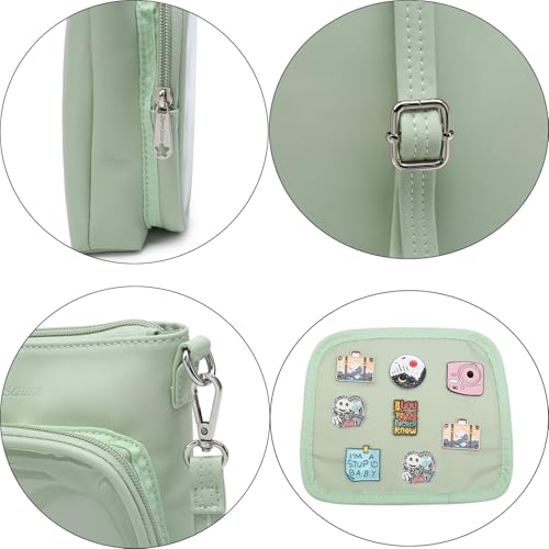 Image of Mini Ita Crossbody Purse, Pin Display Small Shoulder Bag For Anime