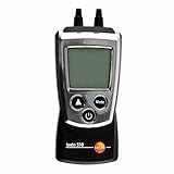 Testo 0560 0510 Pocket Pro Pressure Meter with Air Velocity, 0 to 100 hPa Range, +/- 0.01 hPa Resolution, 2 Type AAA Battery