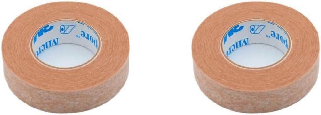 Micropore Tan Surgical Tape 0.5" Wide -2 Rolls