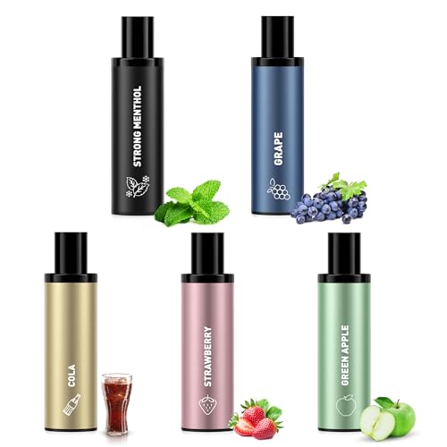 DBL BOX 電子タバコ べイプ ポッドカートリッジ 交換用ポッド フレーバー5種付き 25,000回吸引可能 爆煙 使い捨てカートリッジ リキッド充填不要 持ち運び シーシャvape 水蒸気タバコ ニコチンなし タールなし 禁煙 シリーズ1