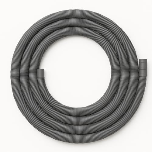 Image of SBD 9 Meter easyfit Washing Machine inlet Pipe | Washing Machine Tap Connector Pipe | Leak-Free Flexible Design Rubber Interface | Water inlet Pipe (Pack Of 1) (Grey, 9 Mtr)