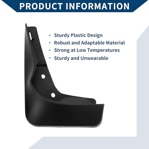Image of Mud Flaps Splash Guards W /Mount Accessories for Mercedes-Benz CLA 2013-2019 Front and Rear Mud Guards 1 Set