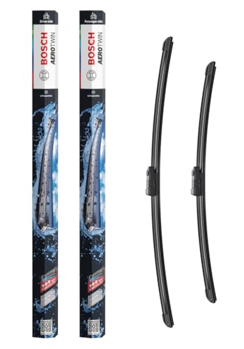 Bosch eA297S - Balais d'essuie–glace Aerotwin - Longueur : 600/500 mm - 1 paire de balais avant - emballage adapté e-commerce
