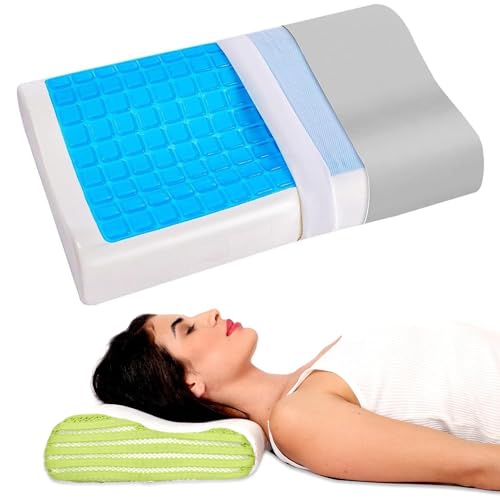 Image of Orthopedic Cervical Pillow for Neck and Shoulder Pain Relief Ergonomic Memory Foam Pillows for Sleeping Ideal for Chronic Neck Pain & Spinal Alignment Spondylitis & Contour Pillow (Design 5)