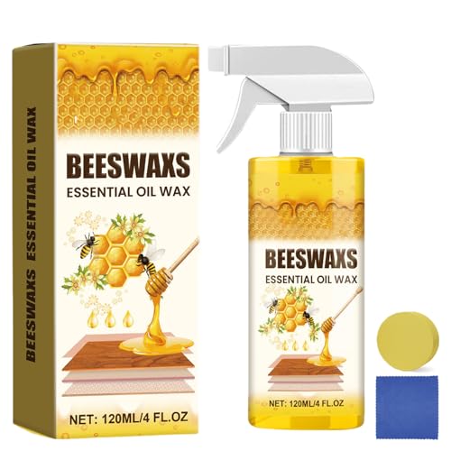 CIVGICY Beeswax Wood Polish Beeswaxs Essential Oil Wax Natural Micro-Molecularized Beeswax Spray Multi-Purpose Furniture Wood Cleaner Repairing Care Spray Restores Shine & Removes Scratches (1)