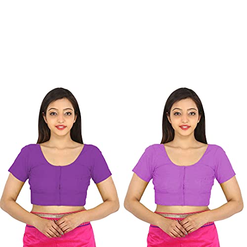 Image of Namita Women's Rubia Cotton Solid Half Sleeve Blouse