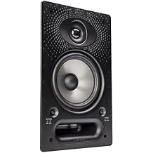 Polk Audio 65-RT in Wall Speakers 1 6.5" Driver Vanishing Series Premium Sound | Power Port & Paintable White Grille