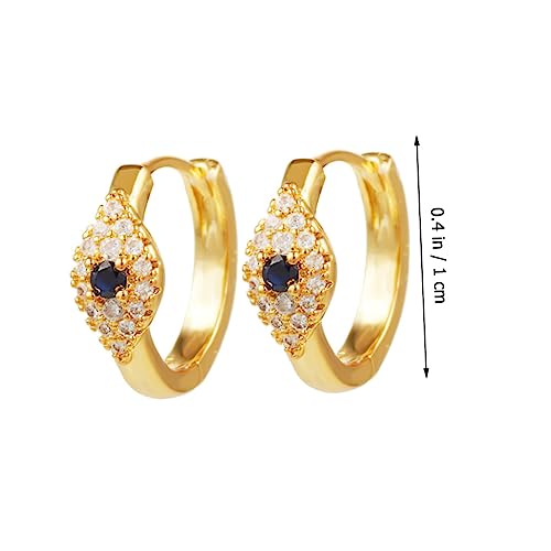 Boucles oreilles evil eye légères pour préserver vos lobes - 7